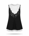 Divine Patchwork Lace Mini Dress
