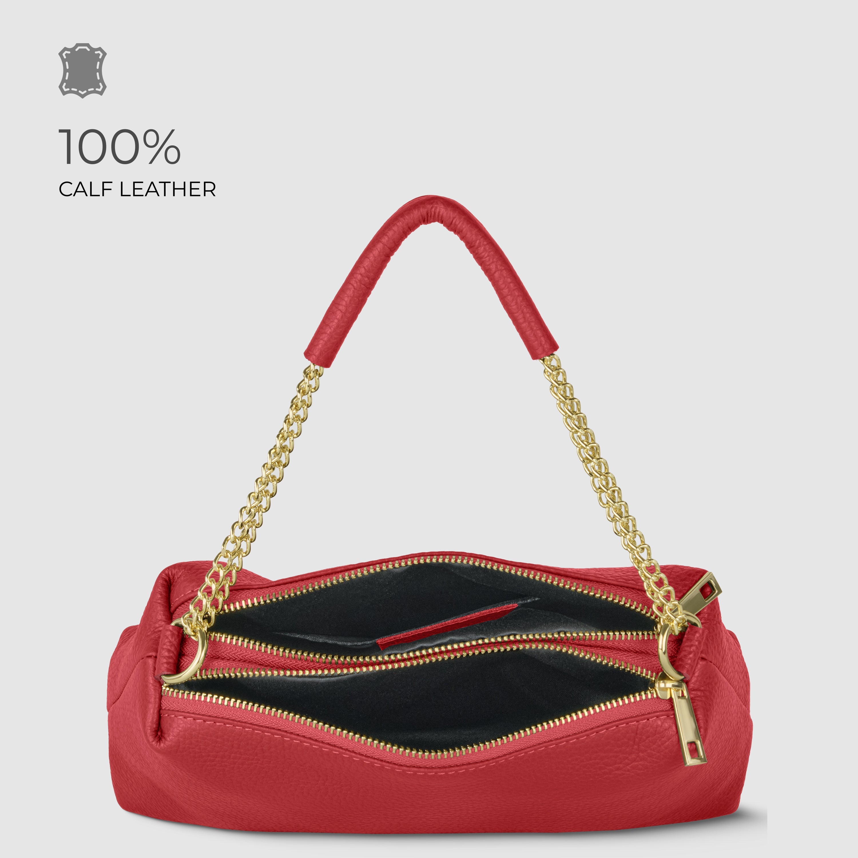 Milano Pebble Leather Shoulder Bag