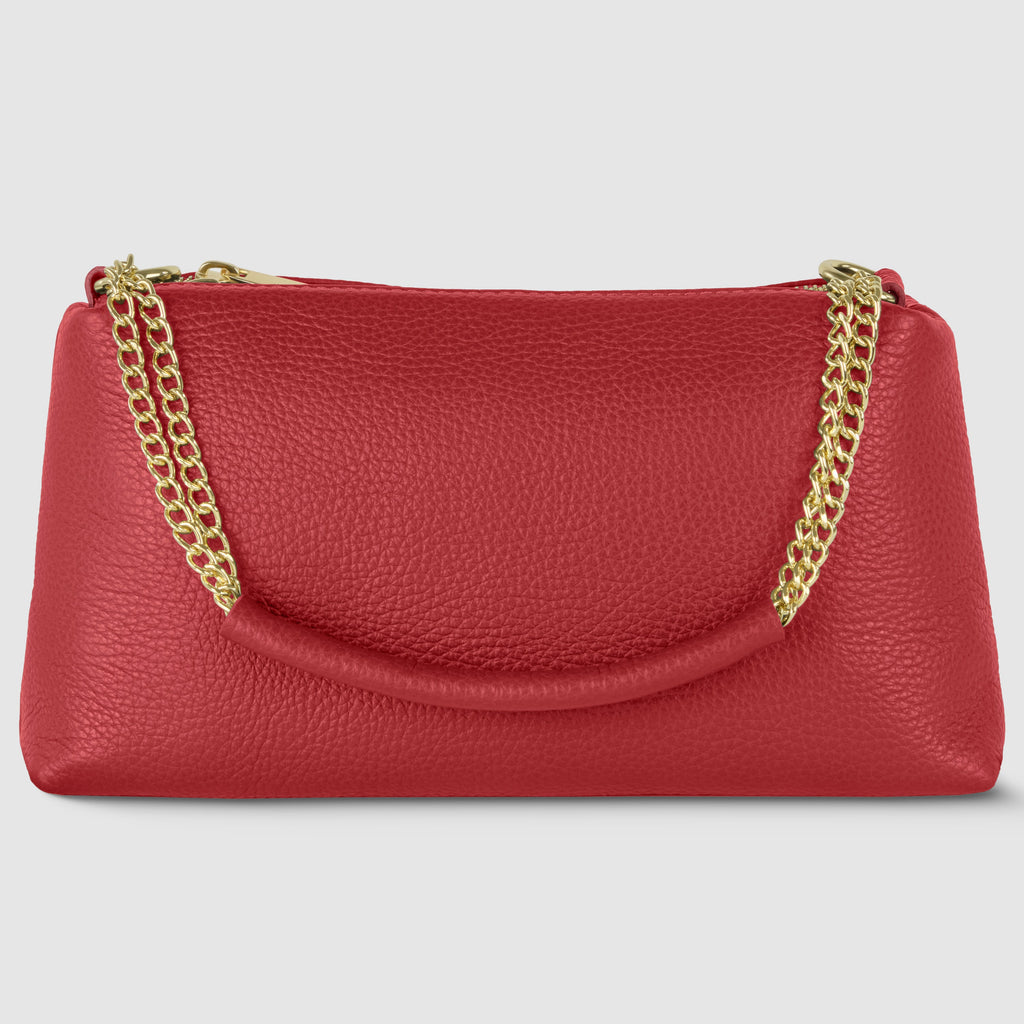 Milano Pebble Leather Shoulder Bag