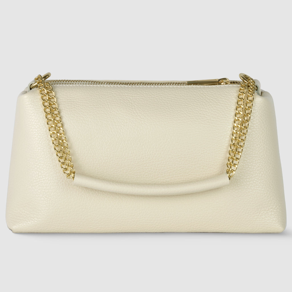 Milano Pebble Leather Shoulder Bag