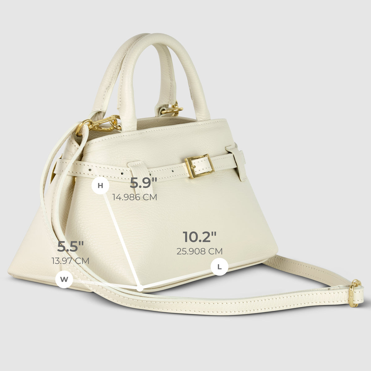 The Aria Belted Satchel