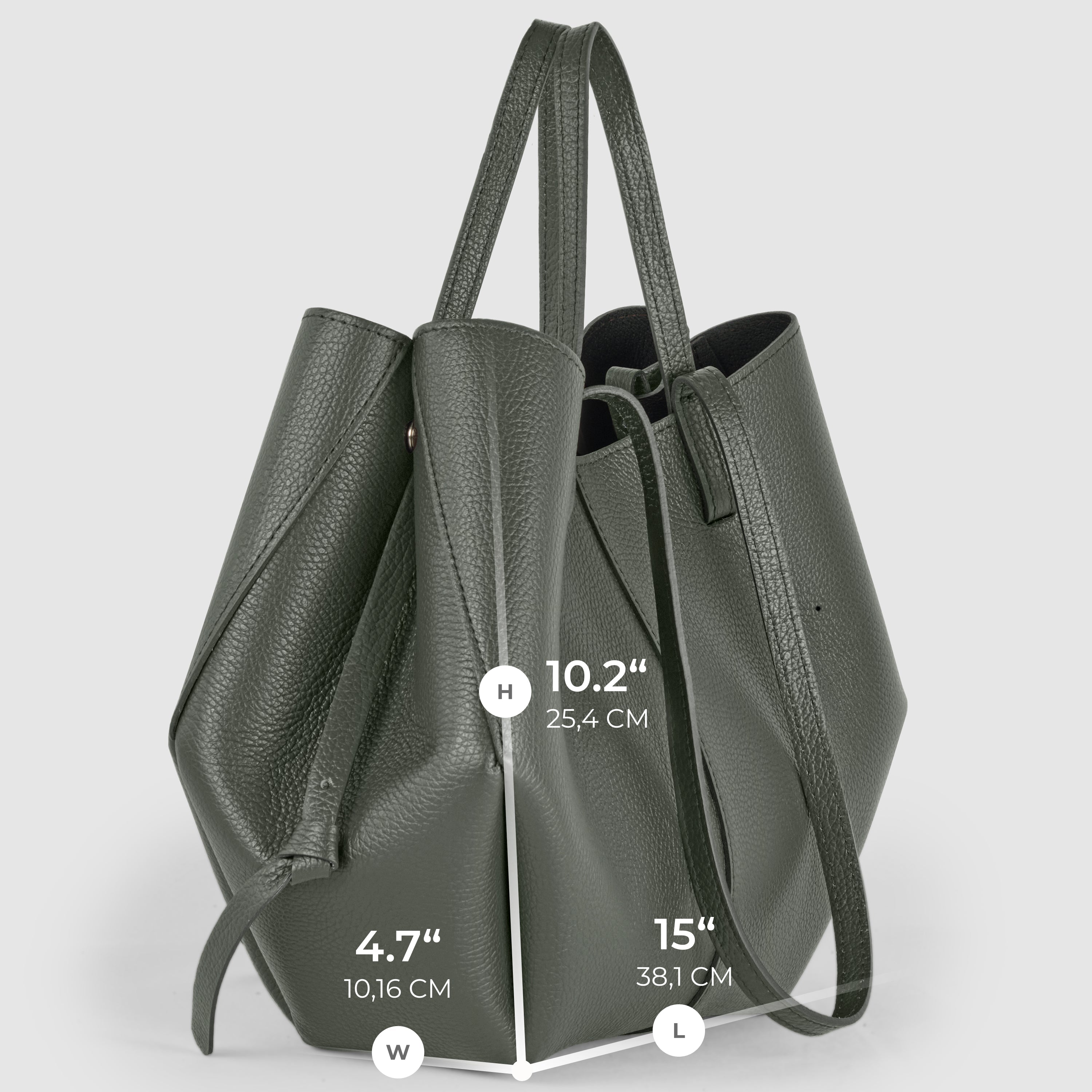 Piacenza Full-Grain Leather Tote