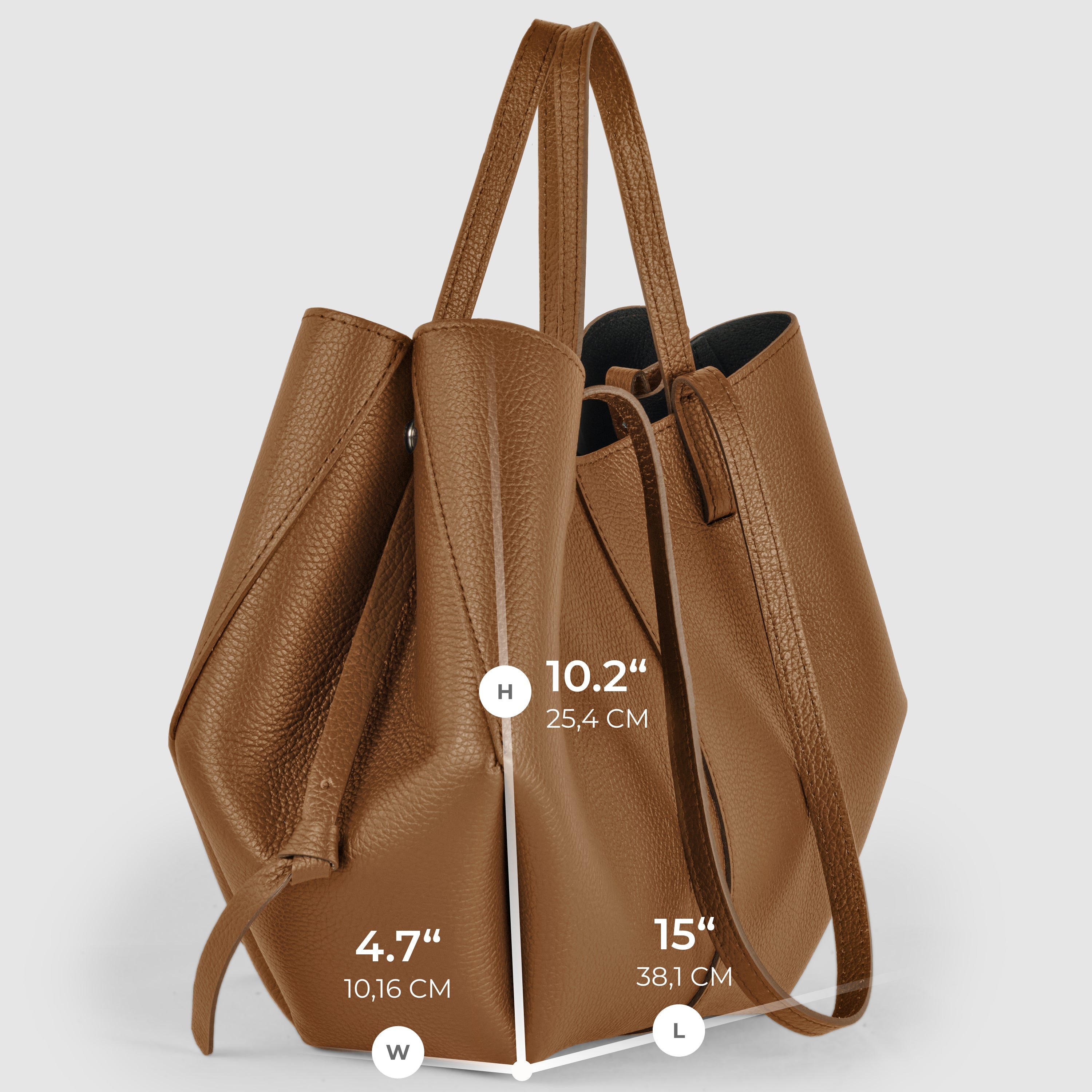 Piacenza Full-Grain Leather Tote