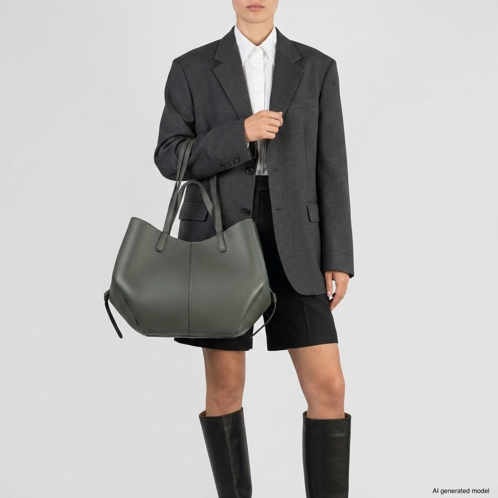 Piacenza Full-Grain Leather Tote