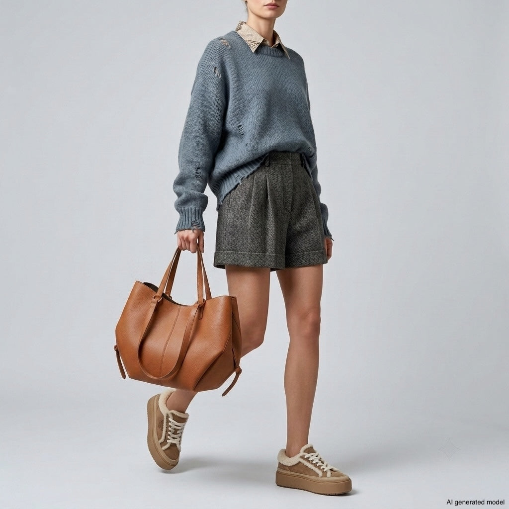 Piacenza Full-Grain Leather Tote