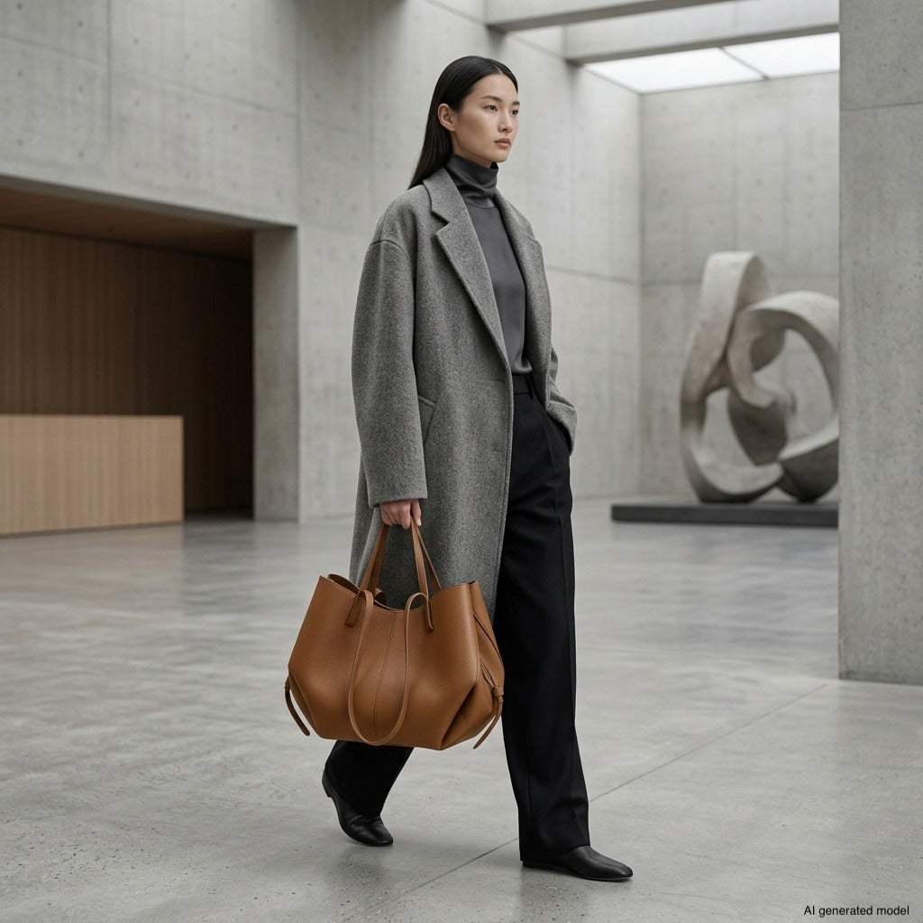Piacenza Full-Grain Leather Tote