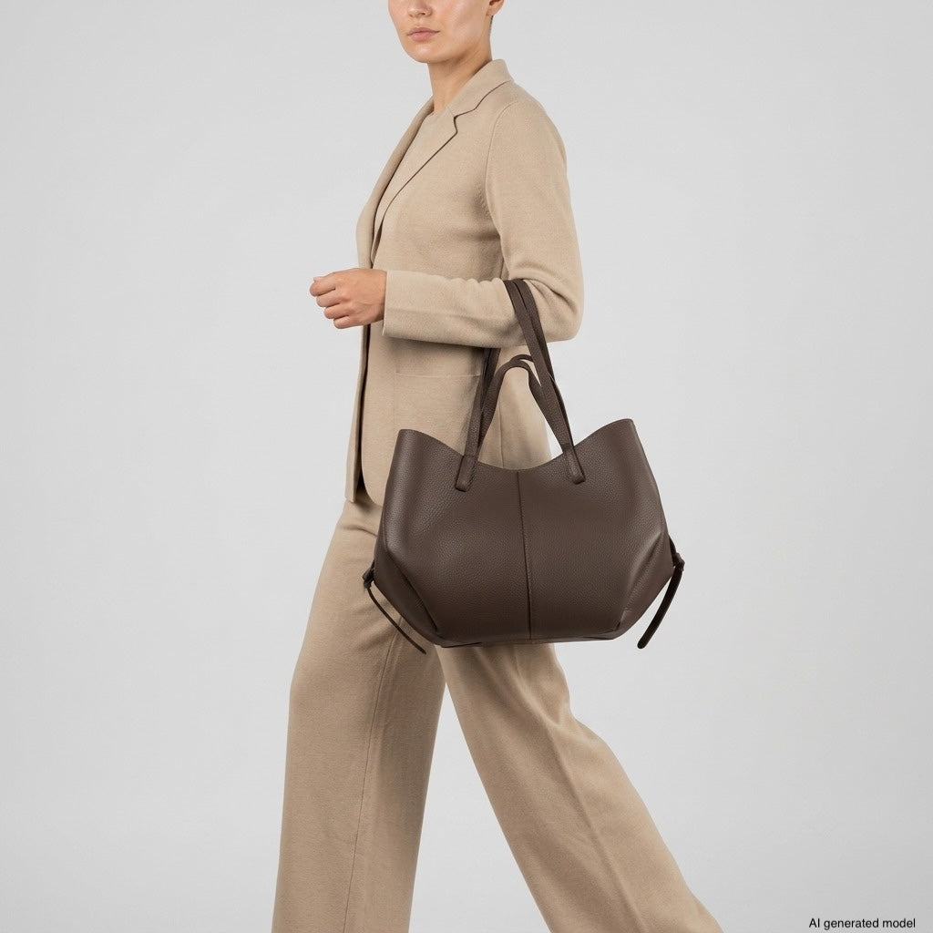 Piacenza Full-Grain Leather Tote