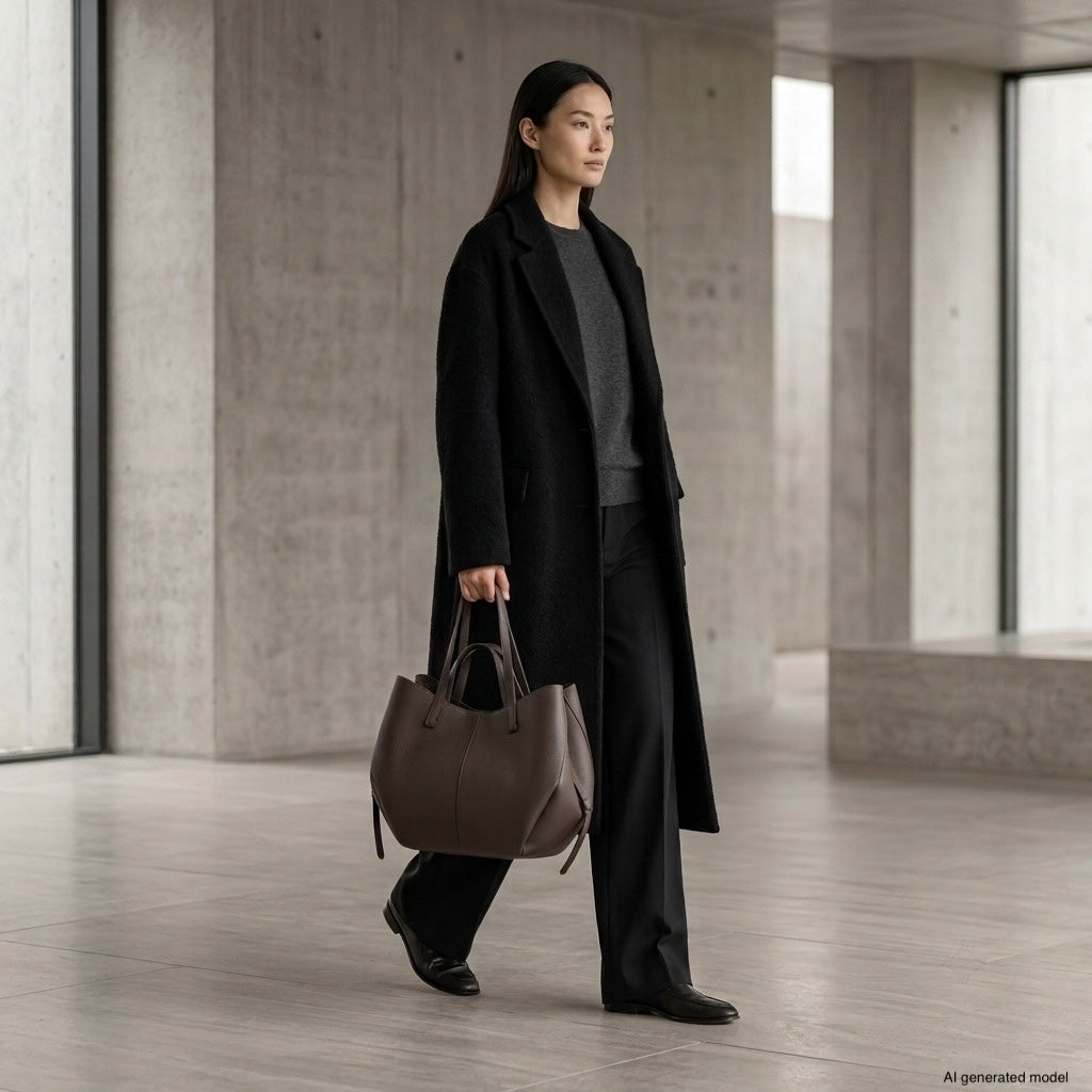 Piacenza Full-Grain Leather Tote