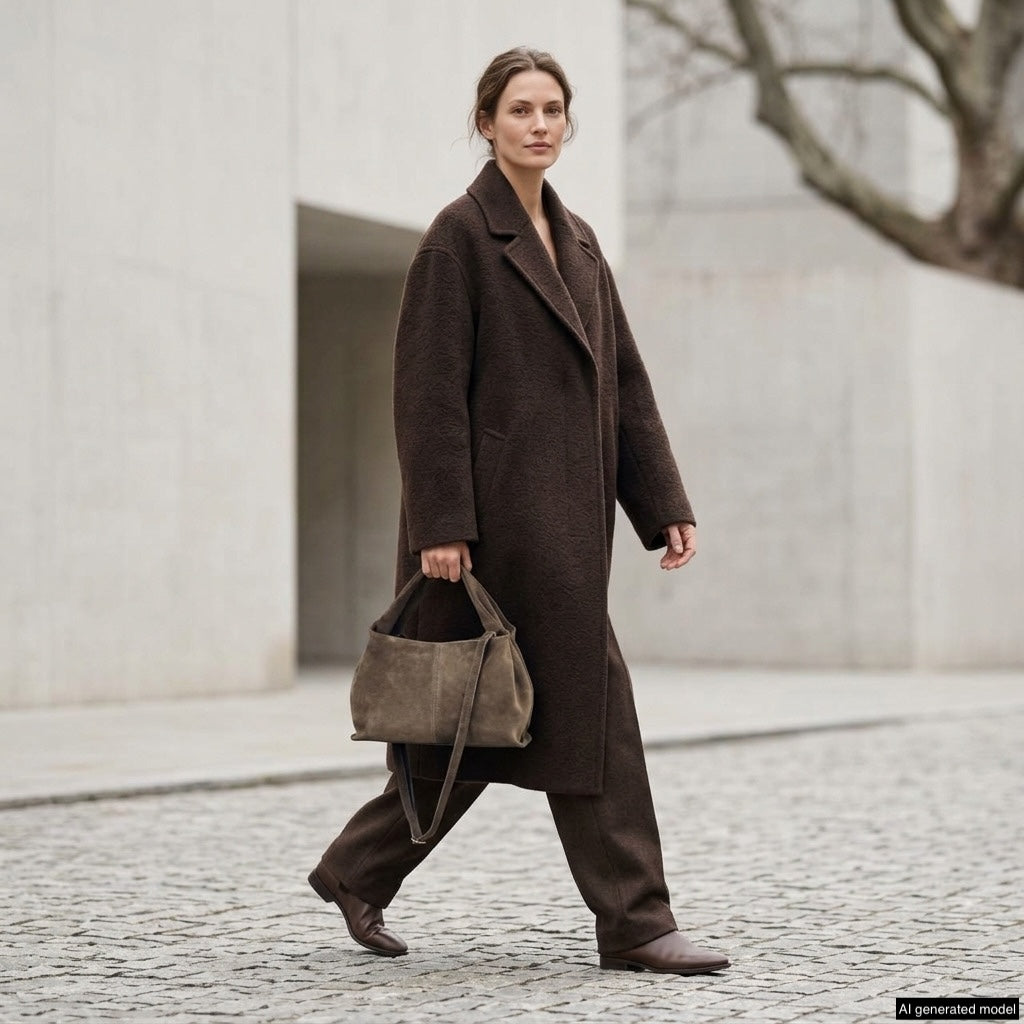 Ferrara Suede Shoulder Bag