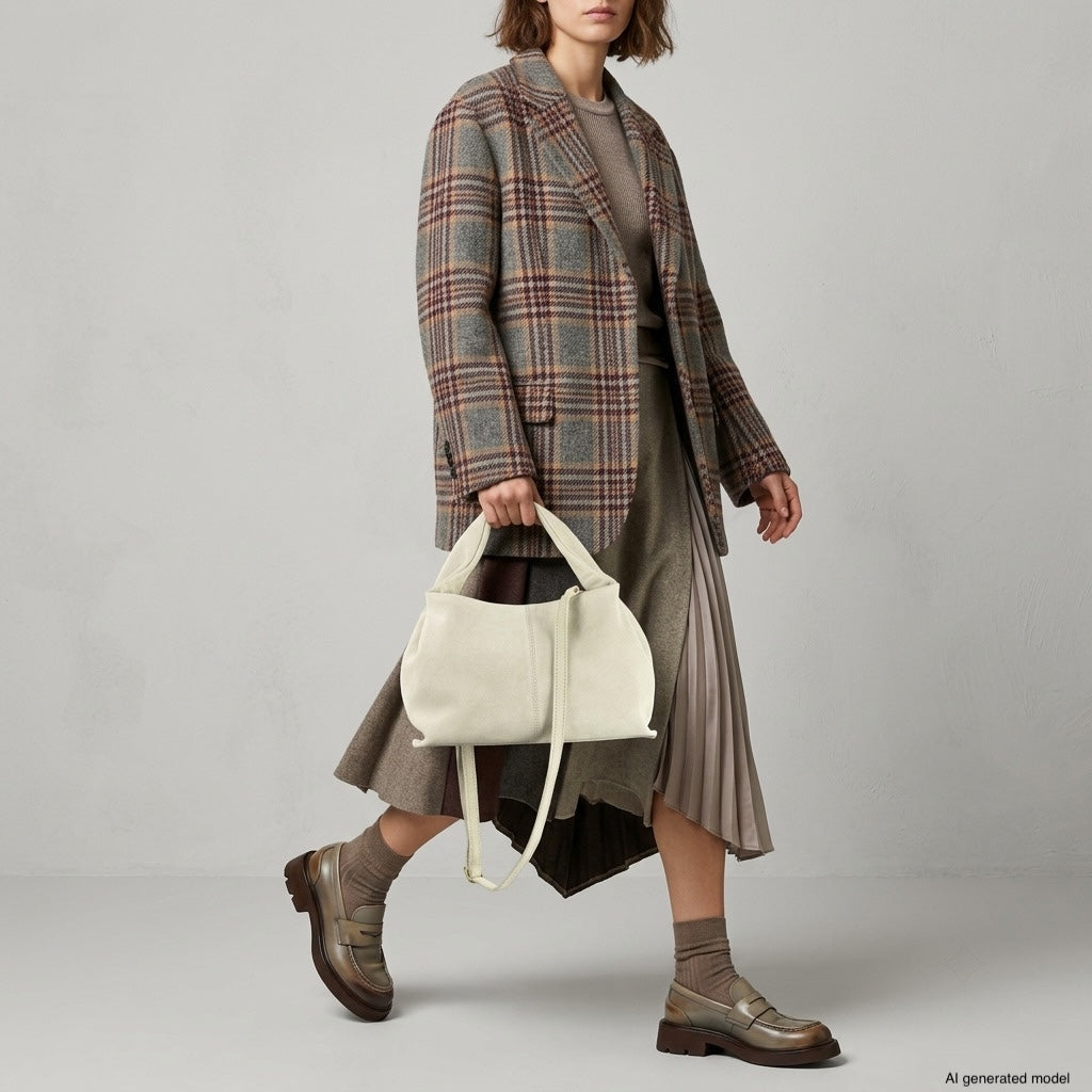 Ferrara Suede Shoulder Bag