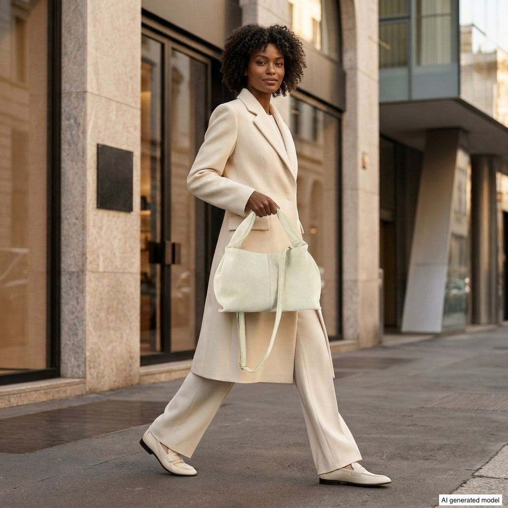 Ferrara Suede Shoulder Bag
