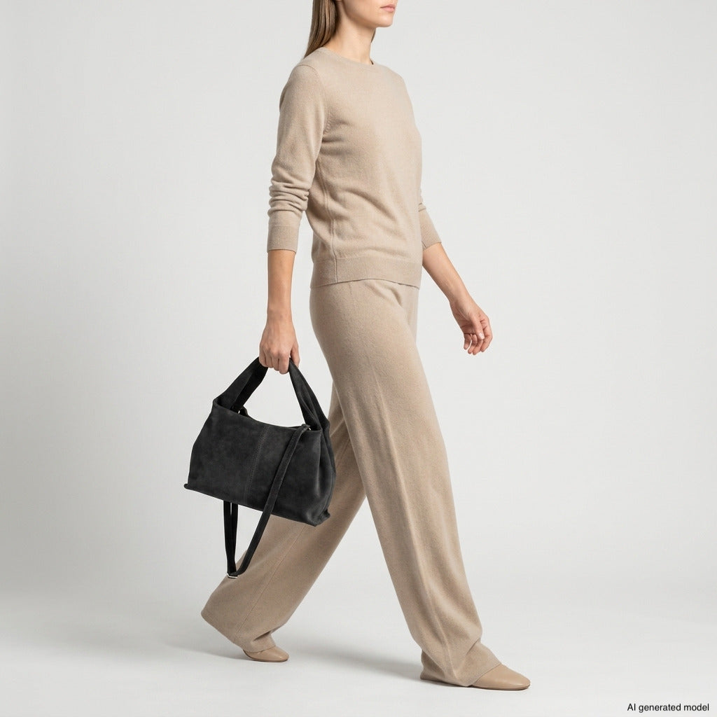 Ferrara Suede Shoulder Bag