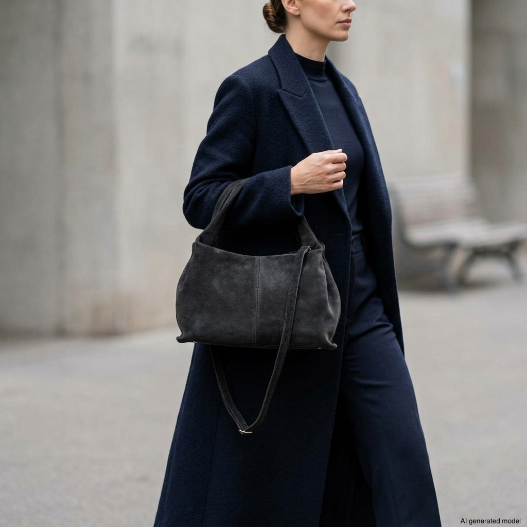 Ferrara Suede Shoulder Bag
