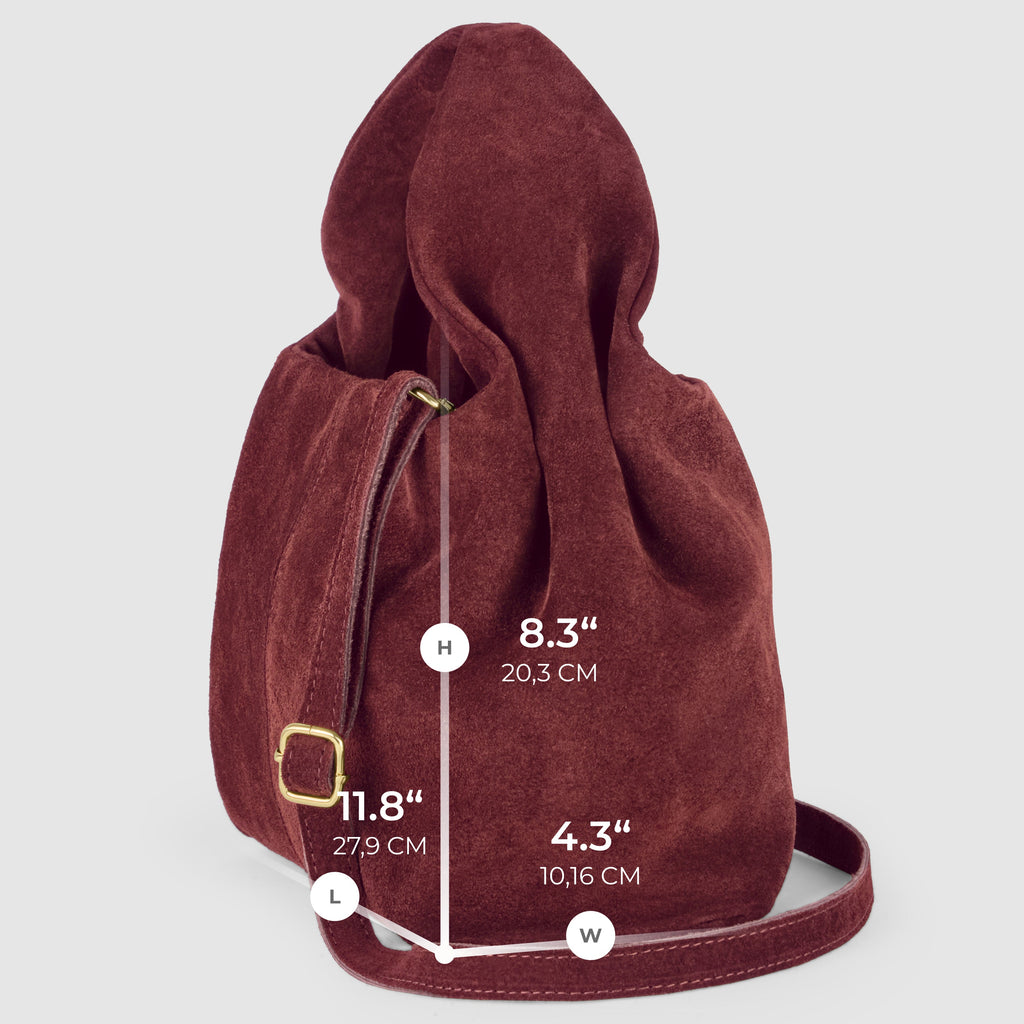 Ferrara Suede Shoulder Bag