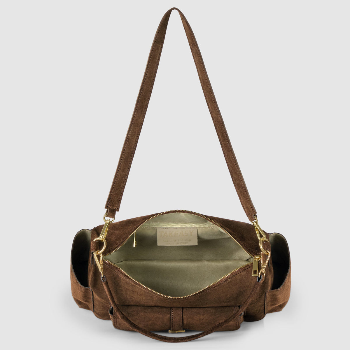 Sondrio Suede Utility Bag
