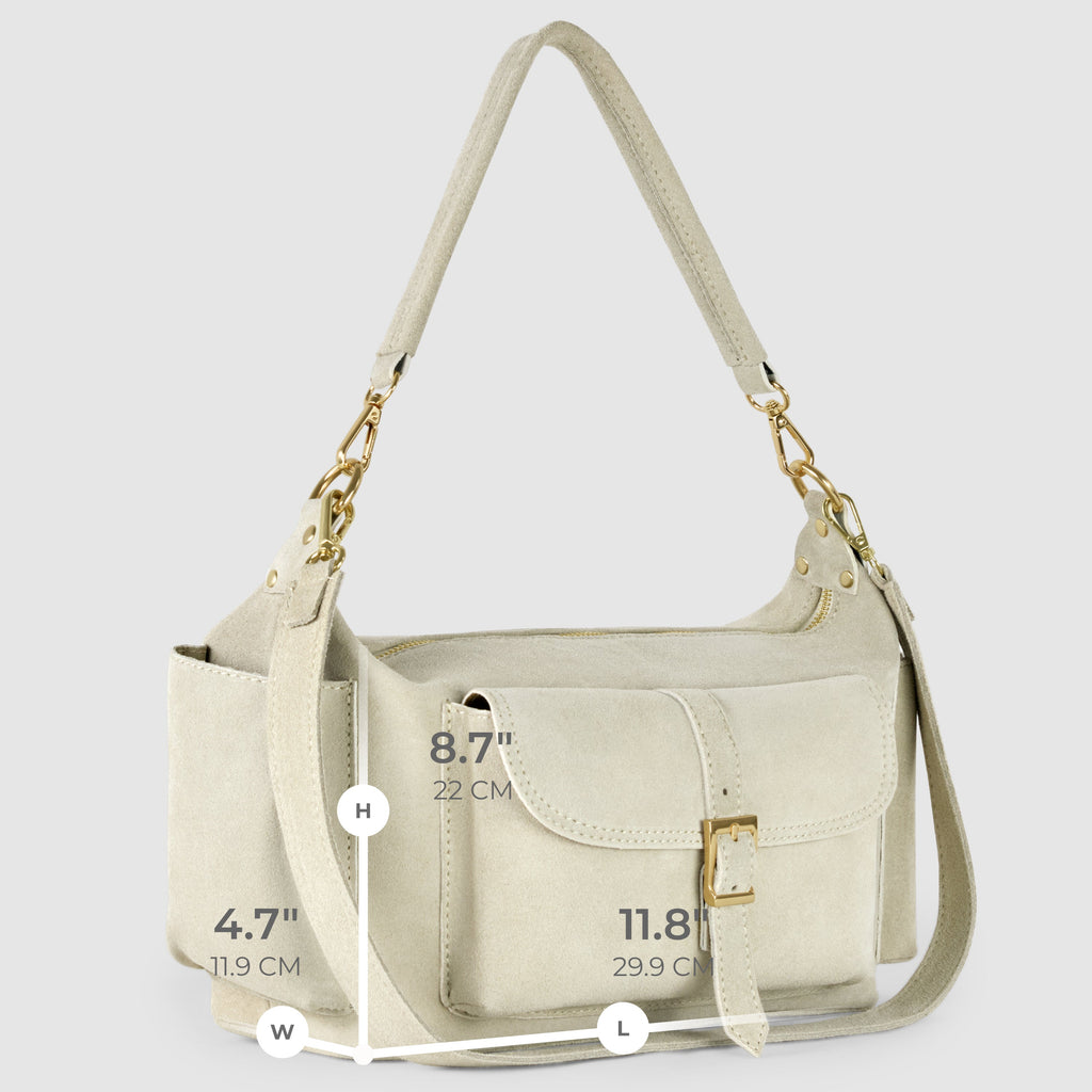 Sondrio Suede Utility Bag