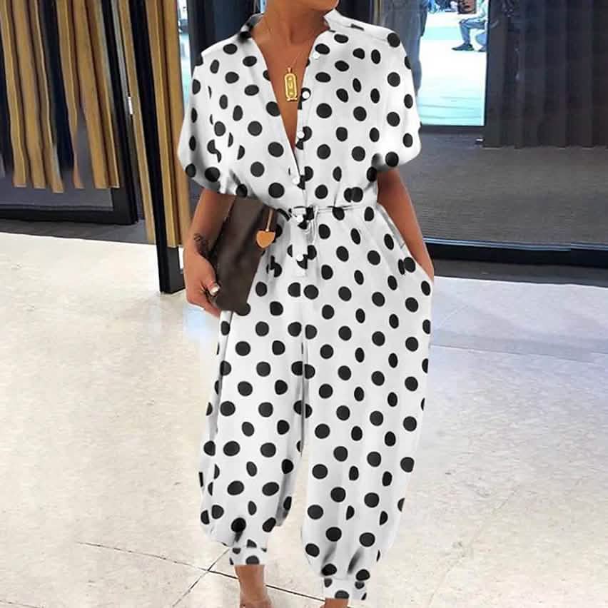 Ordinary Deep V Jumpsuit